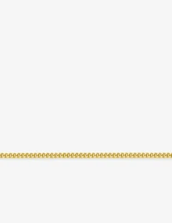 Collier chaîne gourmette diamantée 2,40 mm plaqué or SO OR