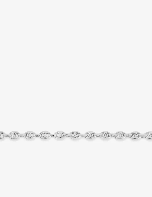Collier chaîne grain de café 6,5 mm argent 925‰ SO OR
