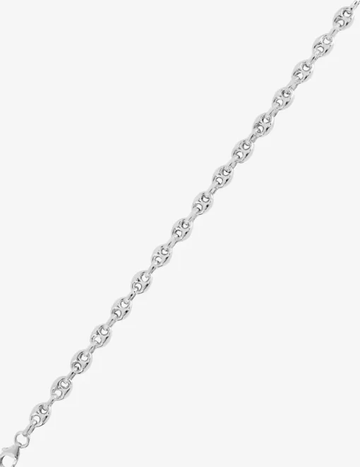 Collier chaîne grain de café 6,5 mm argent 925‰ SO OR