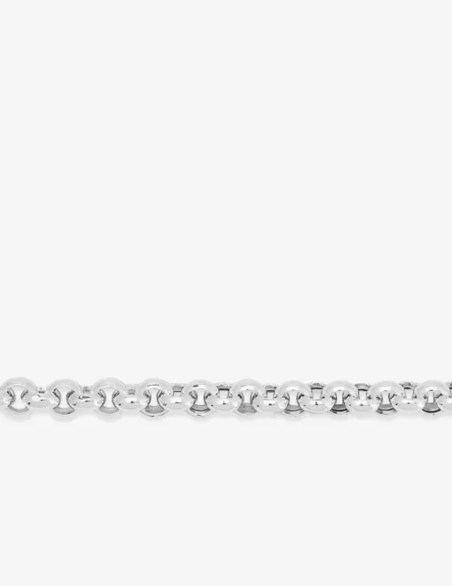 Collier chaîne jaseron argent 925‰ rhodié 9 mm SO OR