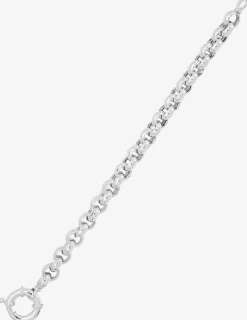 Collier chaîne jaseron argent 925‰ rhodié 9 mm SO OR