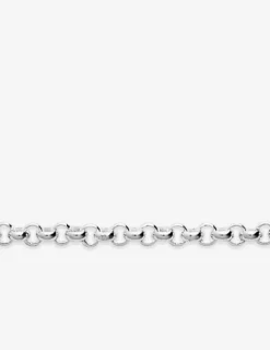 Collier chaîne jaseron argent 925‰ rhodié 3 mm SO OR