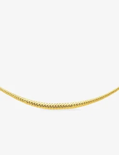 Collier chaîne plaqué or maille anglaise SO OR