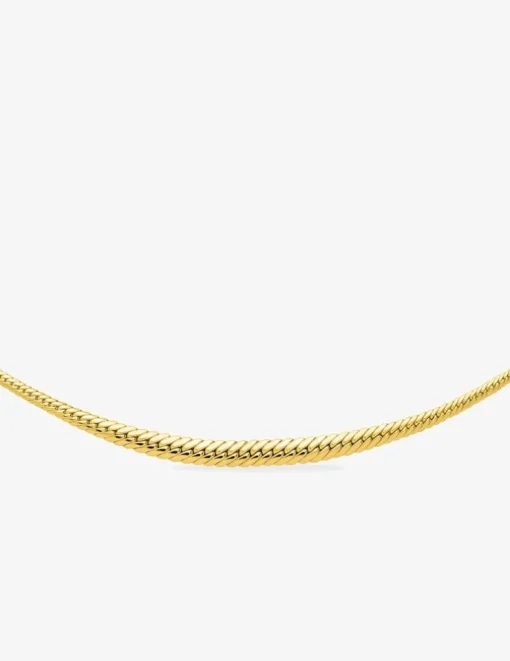 Collier chaîne plaqué or maille anglaise SO OR