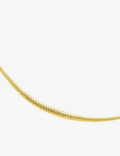 Collier chaîne plaqué or maille anglaise SO OR
