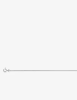 Collier chaîne serpentine 0,5 mm argent 925‰ rhodié SO OR