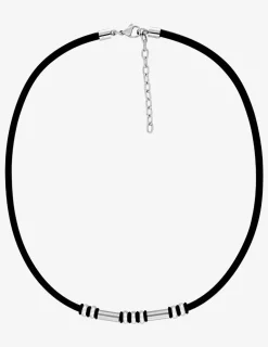 Collier cordon anneaux acier SO OR