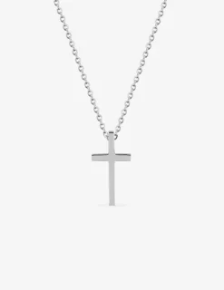 Collier croix acier SO OR