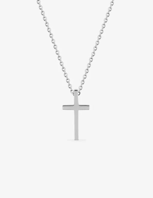Collier croix acier SO OR