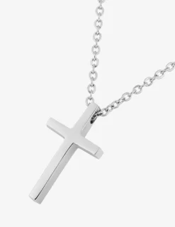 Collier croix acier SO OR