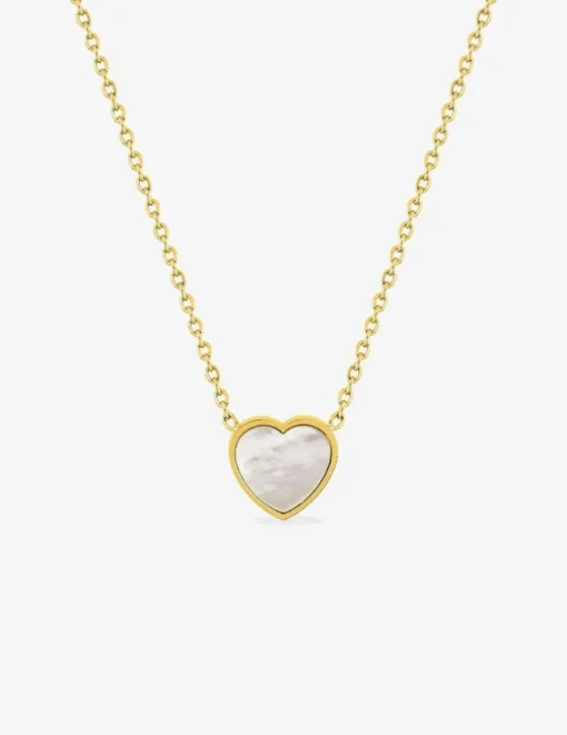 Collier cœur acier SO OR