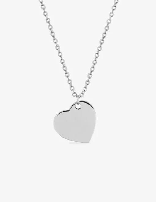 Collier cœur acier SO OR