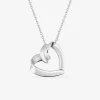 Collier cœur fantaisie acier SO OR