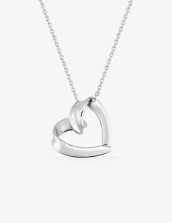 Collier cœur fantaisie acier SO OR