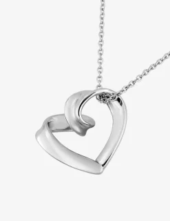 Collier cœur fantaisie acier SO OR