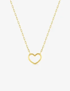 Collier cœur or jaune 375‰ SO OR