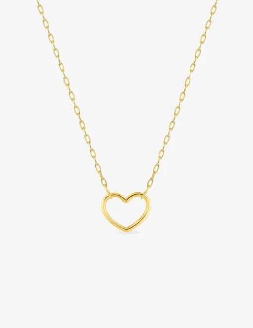 Collier cœur or jaune 375‰ SO OR
