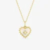 Collier cœur plaqué or et nacre SO OR