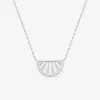 Collier demi-cercle ajouré argent 925‰ rhodié SO OR