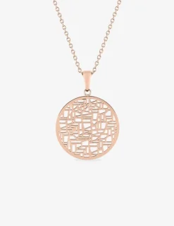 Collier en acier rose SO OR