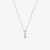 Collier en argent 925 ‰ rhodié, oxydes de zirconium SO OR