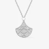 Collier en argent 925 ‰ rhodié , détails en oxydes de zirconium SO OR