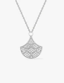 Collier en argent 925 ‰ rhodié , détails en oxydes de zirconium SO OR