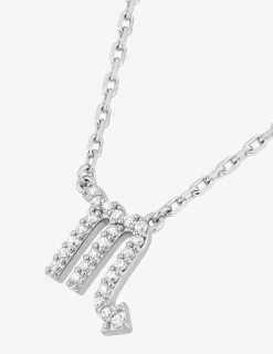 Collier en argent 925‰ oxyde blanc zodiaque scorpion SO OR