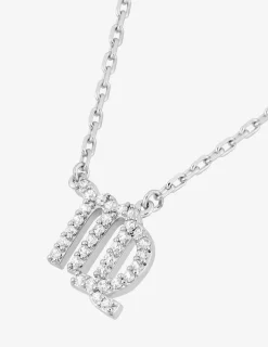 Collier en argent 925‰ oxyde blanc zodiaque vierge SO OR
