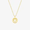 Collier en or jaune 375 ‰, motifs cercles SO OR