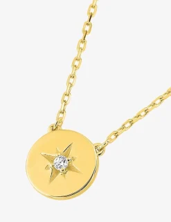 Collier en or jaune 375‰ et oxyde de zirconium SO OR