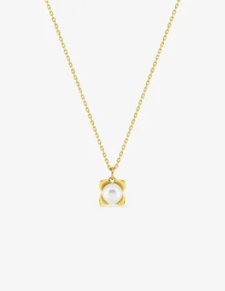 Collier en or jaune 750‰ et perle d'eau douce SO OR
