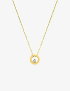 Collier en or jaune et diamant pastillé SO OR