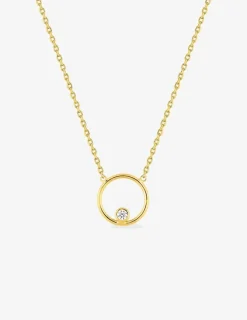 Collier en plaqué or et oxyde de zirconium SO OR