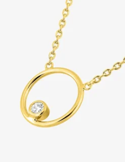 Collier en plaqué or et oxyde de zirconium SO OR