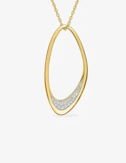 Collier en plaqué or et oxydes de zirconium SO OR