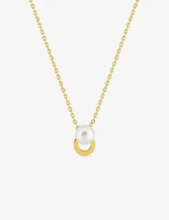 Collier en plaqué or et perle de culture d'eau douce SO OR