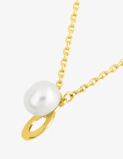 Collier en plaqué or et perle de culture d'eau douce SO OR