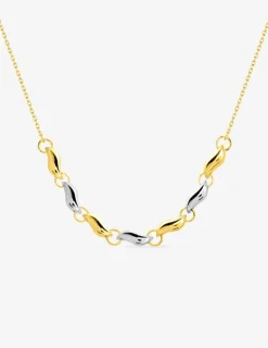 Collier fantaisie bicolore 375 ‰ SO OR