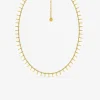 Collier fantaisie en acier doré SO OR