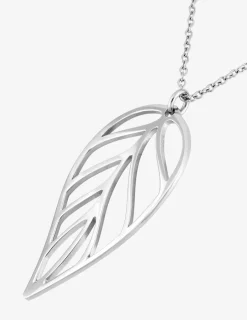 Collier feuille acier SO OR