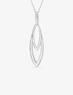 Collier feuilles argent 925‰ rhodié SO OR