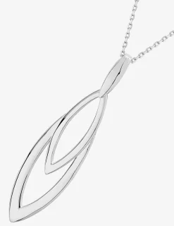 Collier feuilles argent 925‰ rhodié SO OR