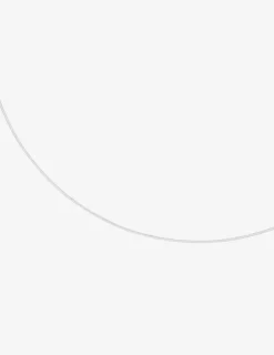Collier fil nylon rigide argent 925‰ rhodié SO OR