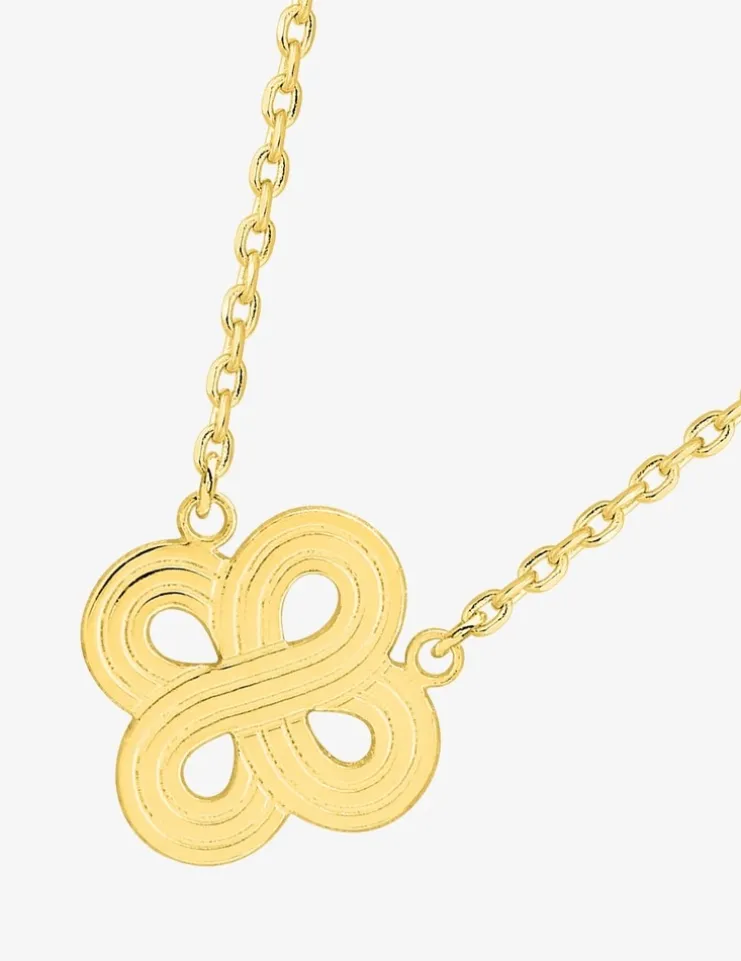 Collier fleur plaqué or SO OR