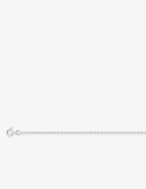 Collier forçat en argent 925 ‰ rhodié 1,50 mm de largeur SO OR