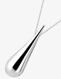 Collier goutte électroformée argent 925‰ rhodié SO OR