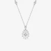 Collier goutte étoilée argent 925‰ rhodié et oxydes de zirconium SO OR