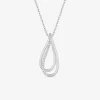 Collier gouttes en argent 925‰ rhodié SO OR