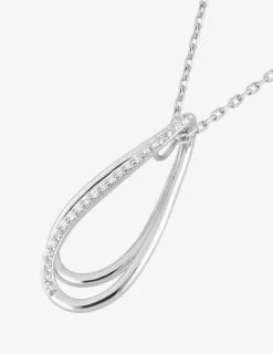 Collier gouttes en argent 925‰ rhodié SO OR